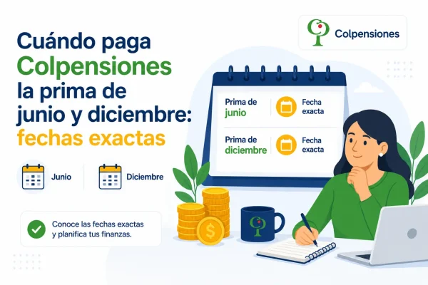Cuándo paga Colpensiones la prima de junio y diciembre: fechas exactas