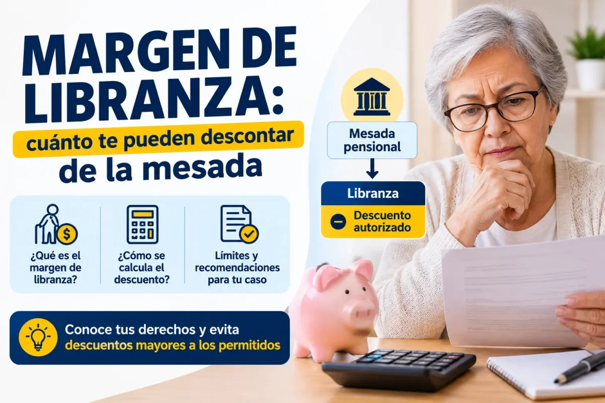 Margen de libranza: cuánto te pueden descontar de la mesada