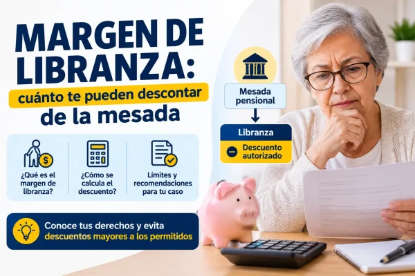 Margen de libranza: cuánto te pueden descontar de la mesada