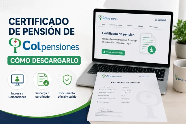 Certificado de pensión de Colpensiones: cómo descargarlo