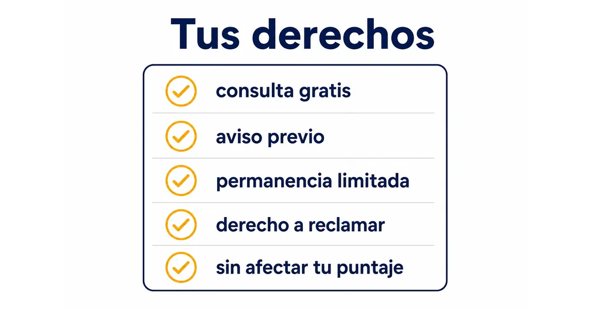 Los cinco derechos principales del titular frente a las centrales de riesgo en Colombia