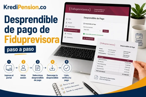 Desprendible de pago de Fiduprevisora paso a paso