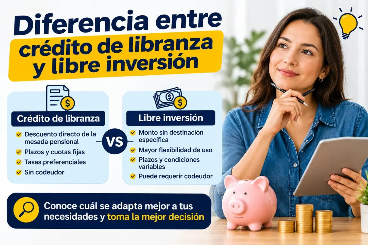 Diferencia entre crédito de libranza y libre inversión
