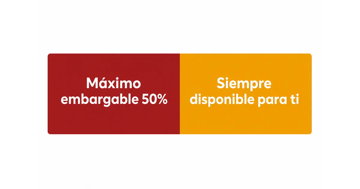 El embargo de la pensión nunca puede superar el 50% del valor de la mesada