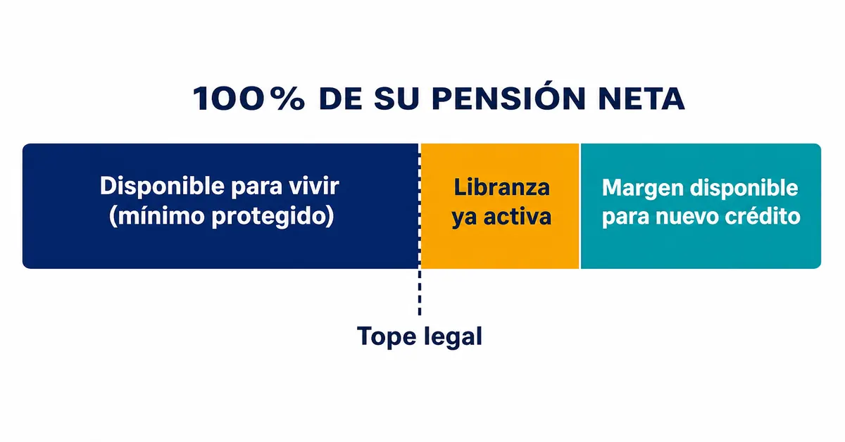 Cómo se reparte el 50% máximo de libranza entre créditos ya activos y el margen disponible para un nuevo crédito