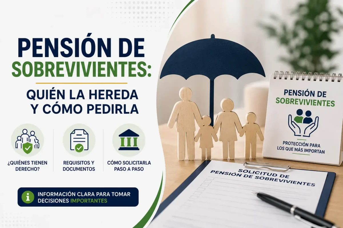Pensión de sobrevivientes: quién la hereda y cómo pedirla
