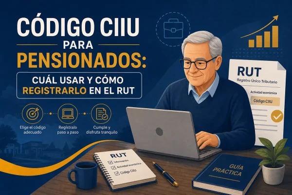 Código CIIU para pensionados: cuál usar y cómo registrarlo en el RUT