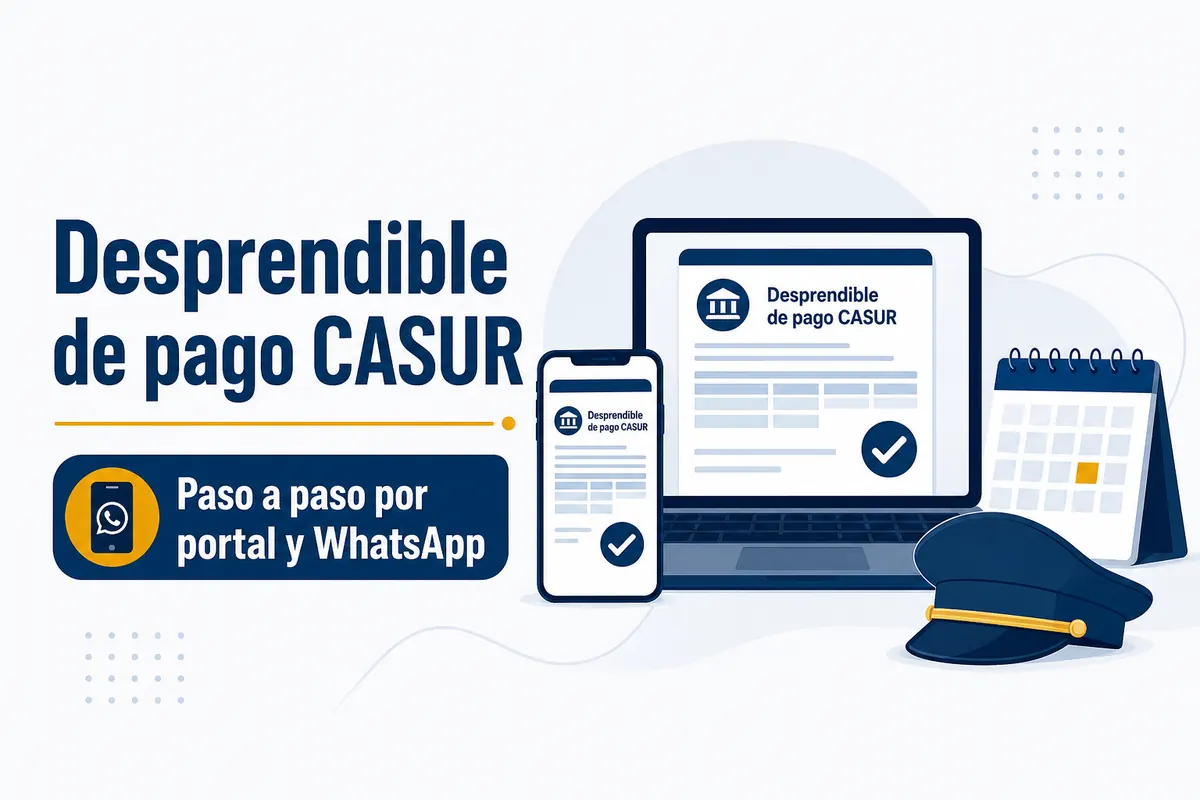 CASUR desprendibles: cómo descargar tu desprendible de pago